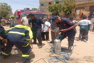 مصرع 3 عمال سقطوا فى بالوعة صرف صحى بقرية فى البدرشين