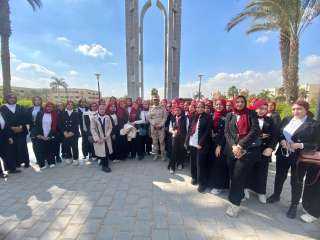 في زيارة تعزز الوعي الوطني.. طلاب جامعة حلوان يتفقدون قاعدة المشير طنطاوي العسكرية